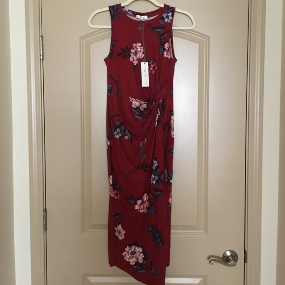 nine britton abigail knit midi dress